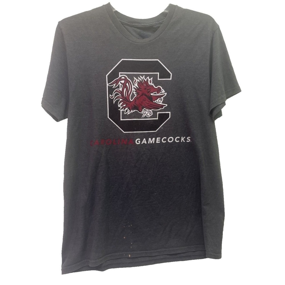 Rivalry Threads Carolina Gamecocks Shirt Mens Medium Gray Good NCAA Graphic Tee